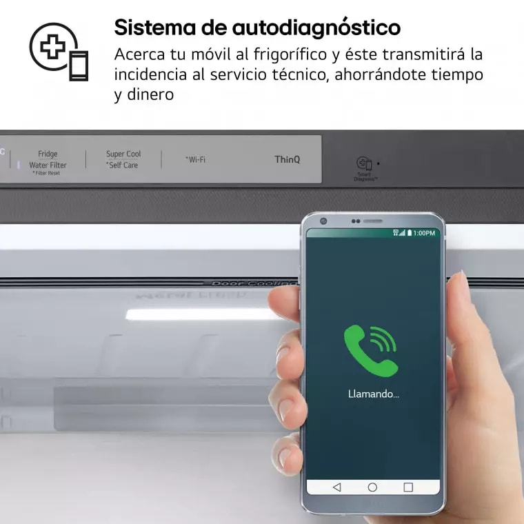 LG Frigorífico Side By side  Serie 900, Instaview Door-In-Door, con Craft Ice, Acero texturizado antihuellas.  D, 628 L, GSXE90MBDD.AMBQEUR